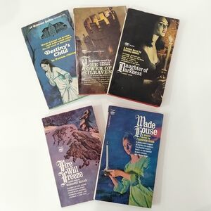 Vintage Gothic Romance Paperback Book Set